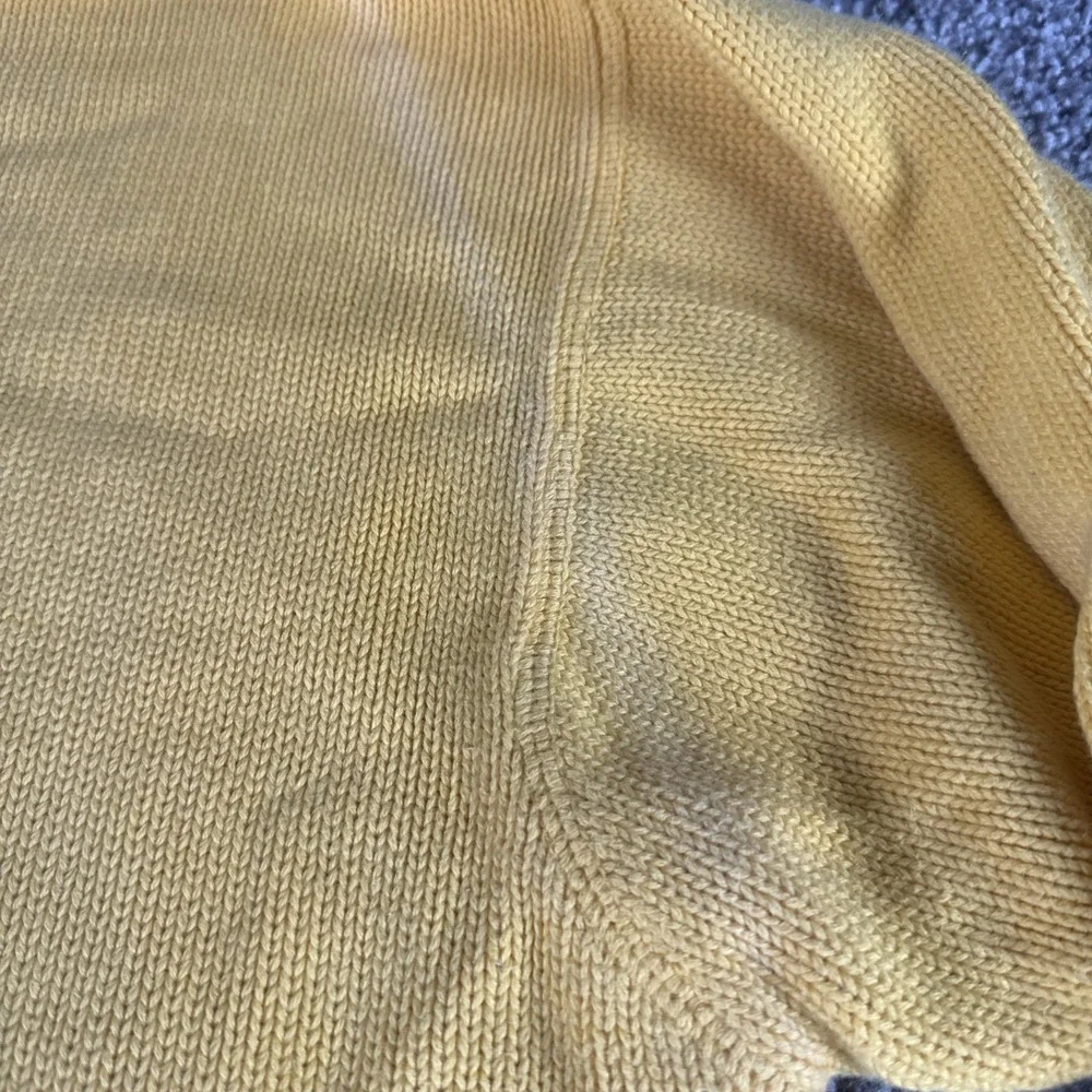 Tommy Hilfiger‎ Sweater Mens Medium Yellow Knit Casual Pullover Sweatshirt Xl